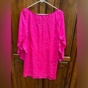 Gorgeous pink MILLY silk dress worn one time